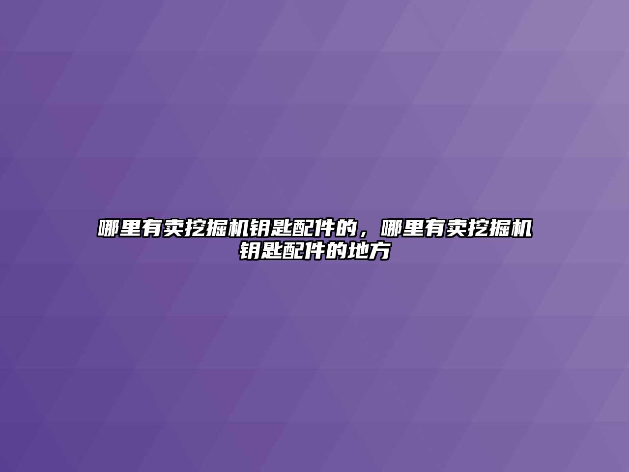 哪里有賣挖掘機鑰匙配件的，哪里有賣挖掘機鑰匙配件的地方