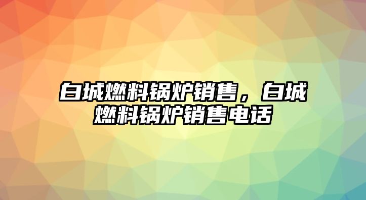 白城燃料鍋爐銷售，白城燃料鍋爐銷售電話