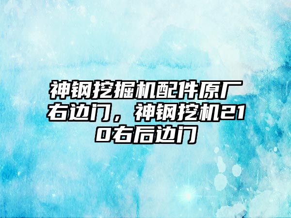 神鋼挖掘機(jī)配件原廠右邊門，神鋼挖機(jī)210右后邊門