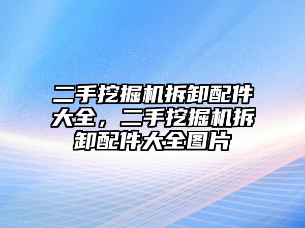 二手挖掘機(jī)拆卸配件大全，二手挖掘機(jī)拆卸配件大全圖片