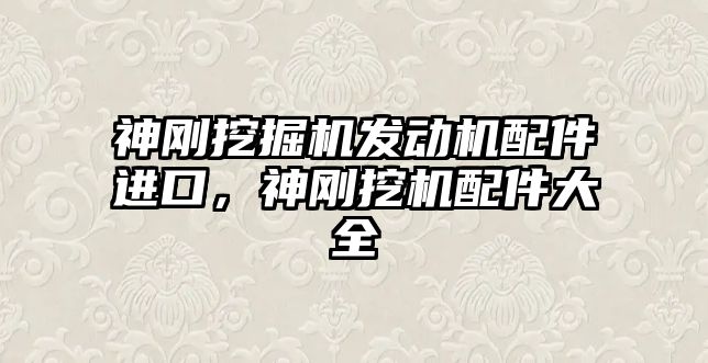 神剛挖掘機發(fā)動機配件進口，神剛挖機配件大全