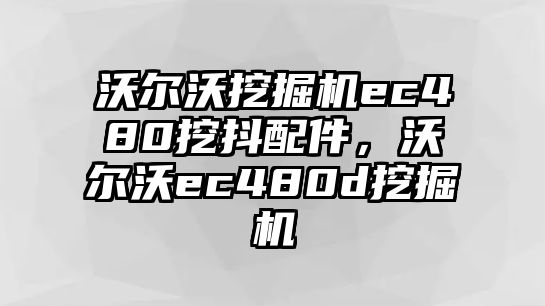 沃爾沃挖掘機(jī)ec480挖抖配件，沃爾沃ec480d挖掘機(jī)