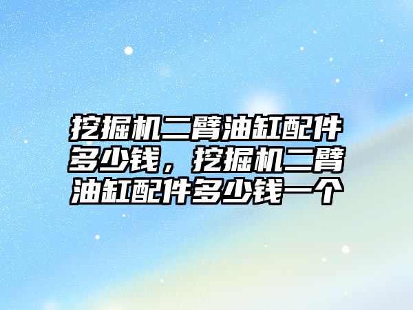 挖掘機二臂油缸配件多少錢，挖掘機二臂油缸配件多少錢一個