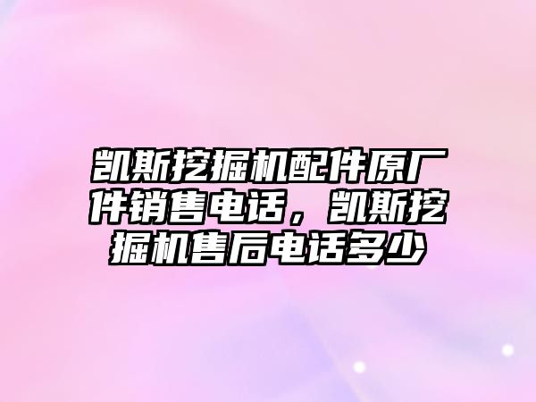 凱斯挖掘機(jī)配件原廠件銷售電話，凱斯挖掘機(jī)售后電話多少