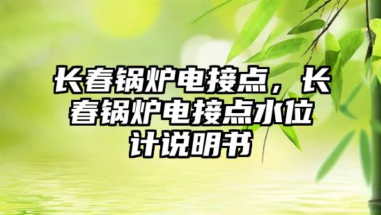 長(zhǎng)春鍋爐電接點(diǎn)，長(zhǎng)春鍋爐電接點(diǎn)水位計(jì)說(shuō)明書(shū)