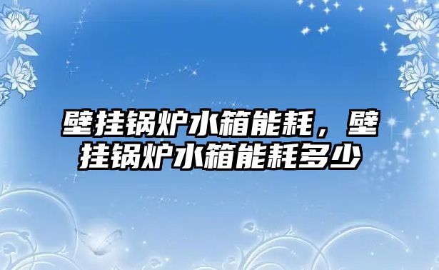 壁掛鍋爐水箱能耗，壁掛鍋爐水箱能耗多少