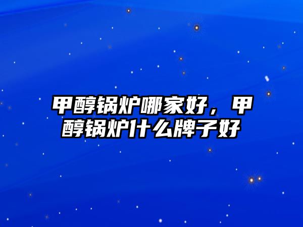 甲醇鍋爐哪家好，甲醇鍋爐什么牌子好