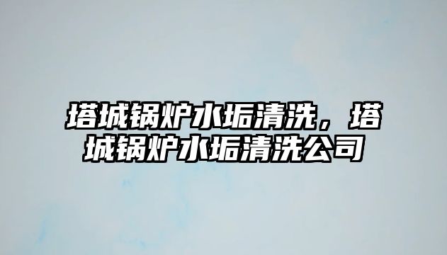 塔城鍋爐水垢清洗，塔城鍋爐水垢清洗公司