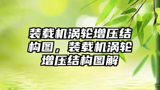 裝載機渦輪增壓結(jié)構(gòu)圖，裝載機渦輪增壓結(jié)構(gòu)圖解