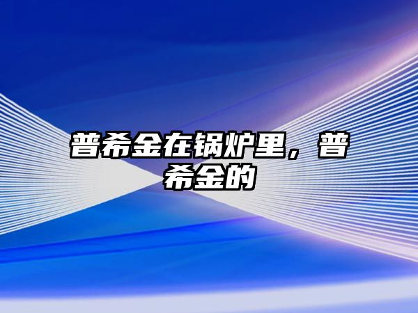 普希金在鍋爐里，普希金的