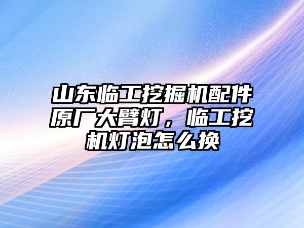 山東臨工挖掘機(jī)配件原廠(chǎng)大臂燈，臨工挖機(jī)燈泡怎么換