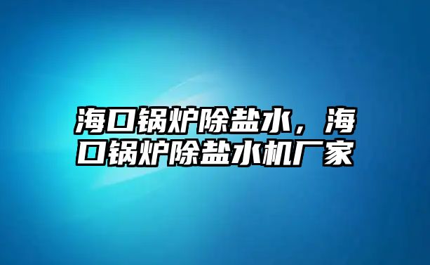 ?？阱仩t除鹽水，海口鍋爐除鹽水機(jī)廠家