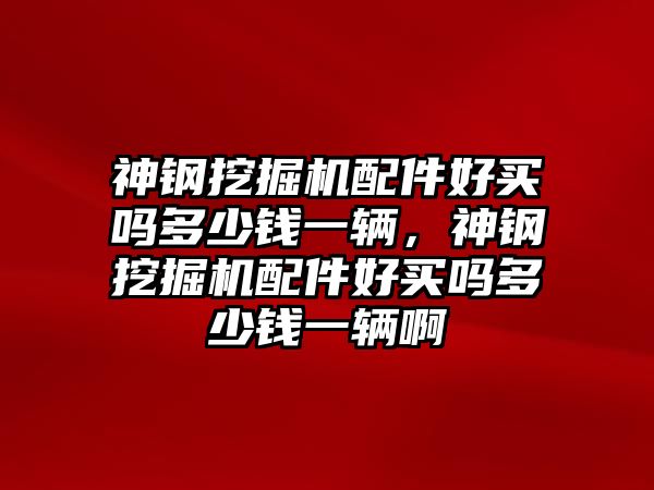 神鋼挖掘機配件好買嗎多少錢一輛，神鋼挖掘機配件好買嗎多少錢一輛啊