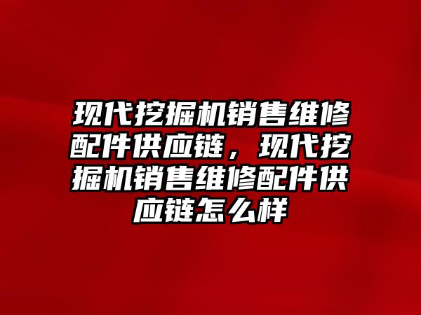 現(xiàn)代挖掘機銷售維修配件供應(yīng)鏈，現(xiàn)代挖掘機銷售維修配件供應(yīng)鏈怎么樣