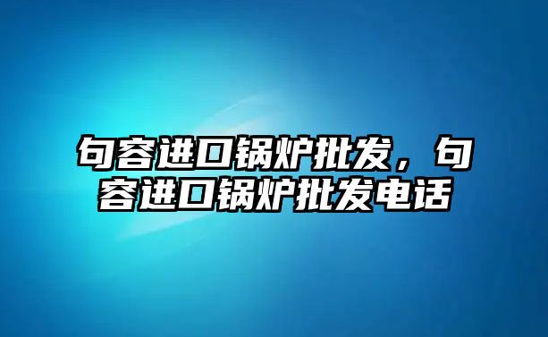 句容進口鍋爐批發(fā)，句容進口鍋爐批發(fā)電話